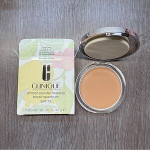Clinique Almost Powder Makeup Foundation SPF18 Shade 04 Neutral 10g NIB